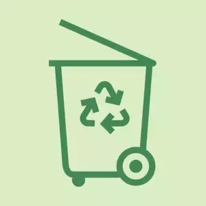 Recycling bin icon